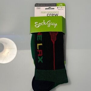 NWT Sock Guy Performance Crew LAX Socks